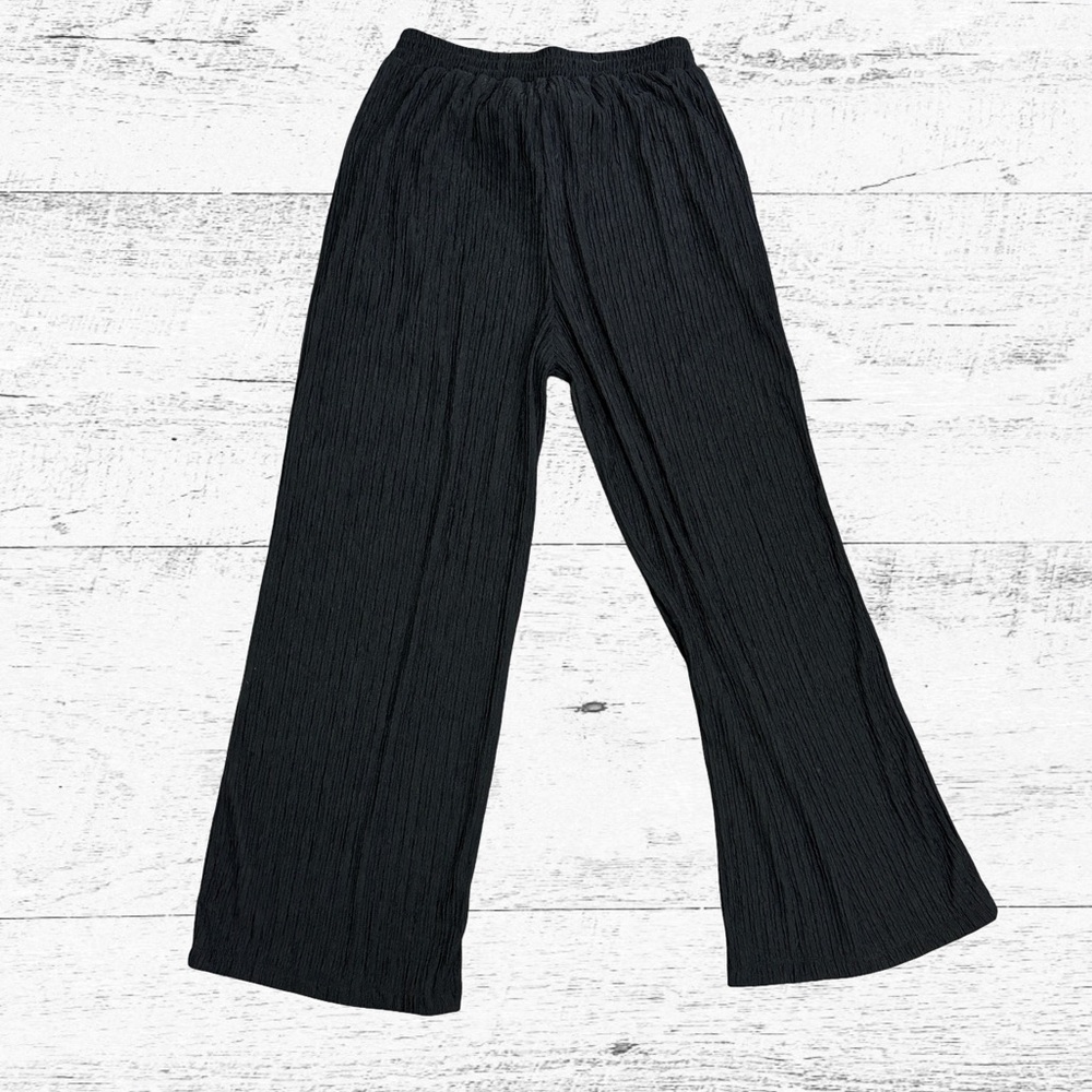 Chic Black Wide Leg Pants
